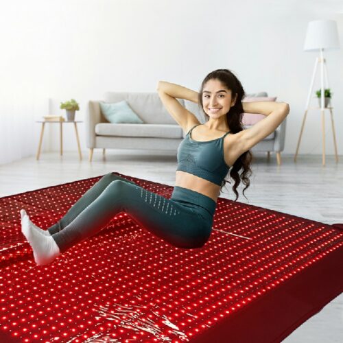 HREXBODY Lounge Red Light Therapy Blanket