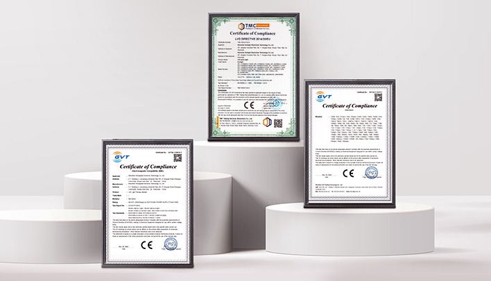 Certification Compliance Document Customized 068 lifestyle image for HREXBODY red light therapy shopping, desktop crop.